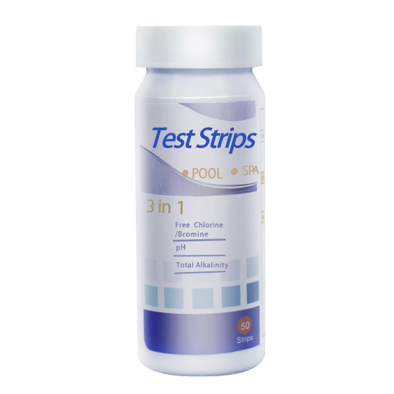 Hot Tub Test Strips For Spa Water Testing pH, Chlorine, Alkalinity, And Hardness Monitoring In Pools And Spas