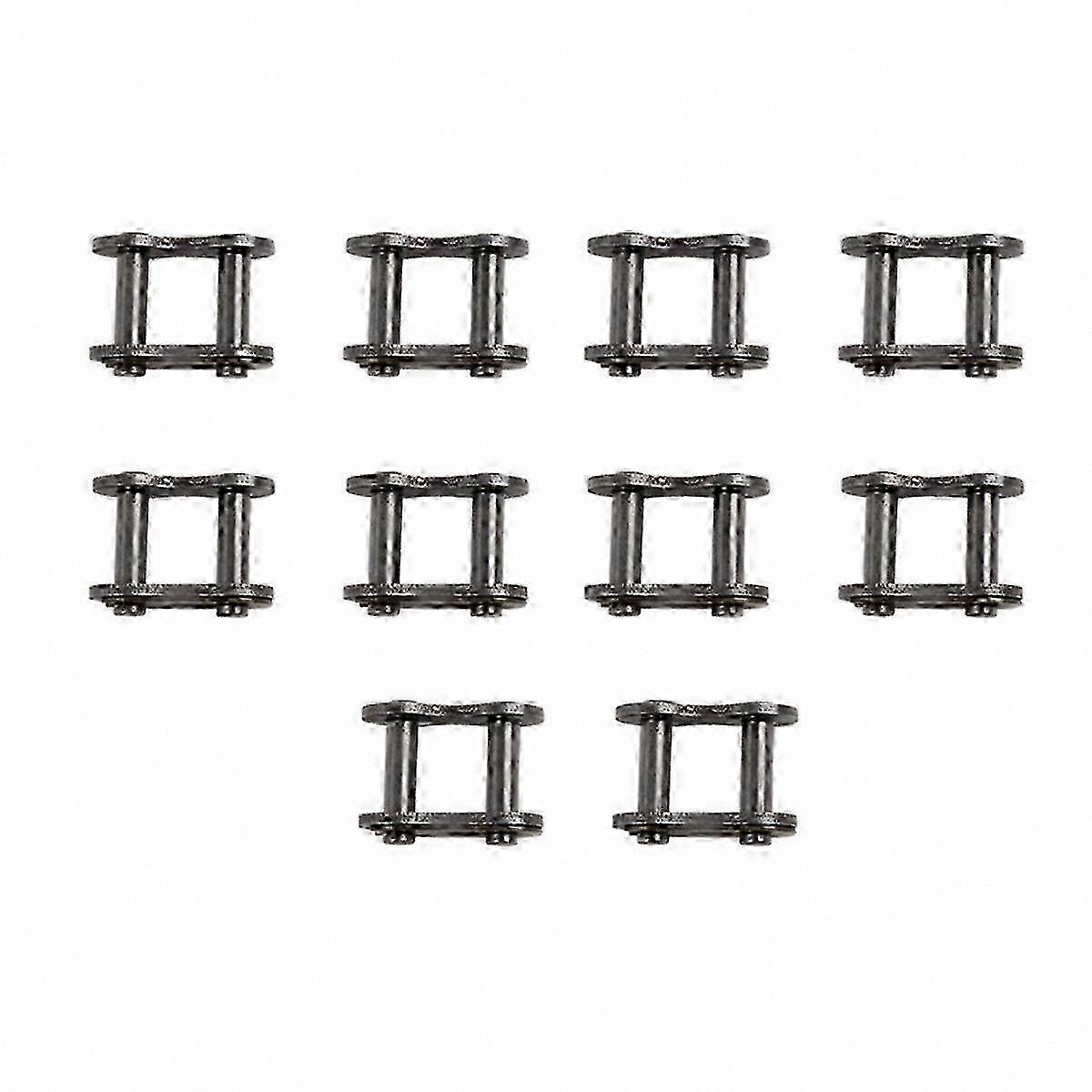10 Pack Steel Master Links, Durable Chain Connectors T8F