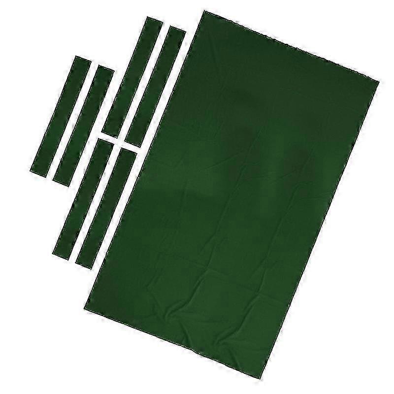 8ft/7ft Billiard Pool Table Cloth Felt Cushion Replacement 8ft Gree...