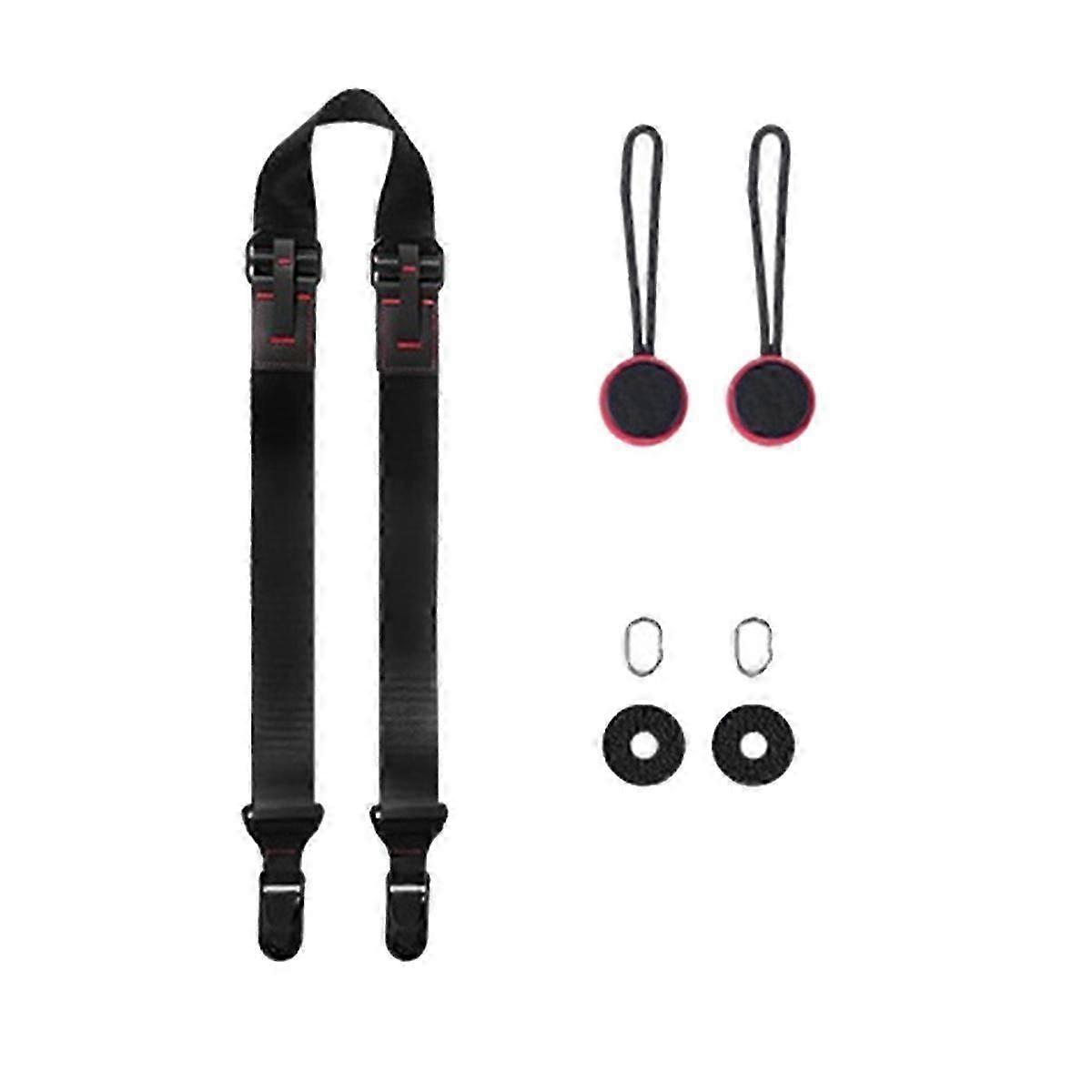 Ergonomic camera shoulder strap with quick release feature