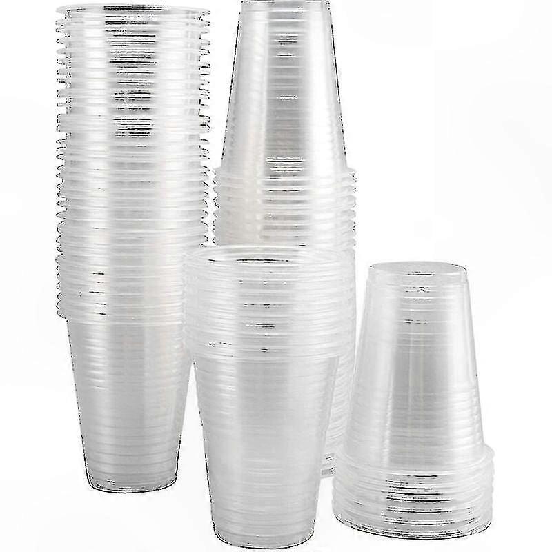 100 Count Transparent Plastic Drinkware for Events & Gatherings