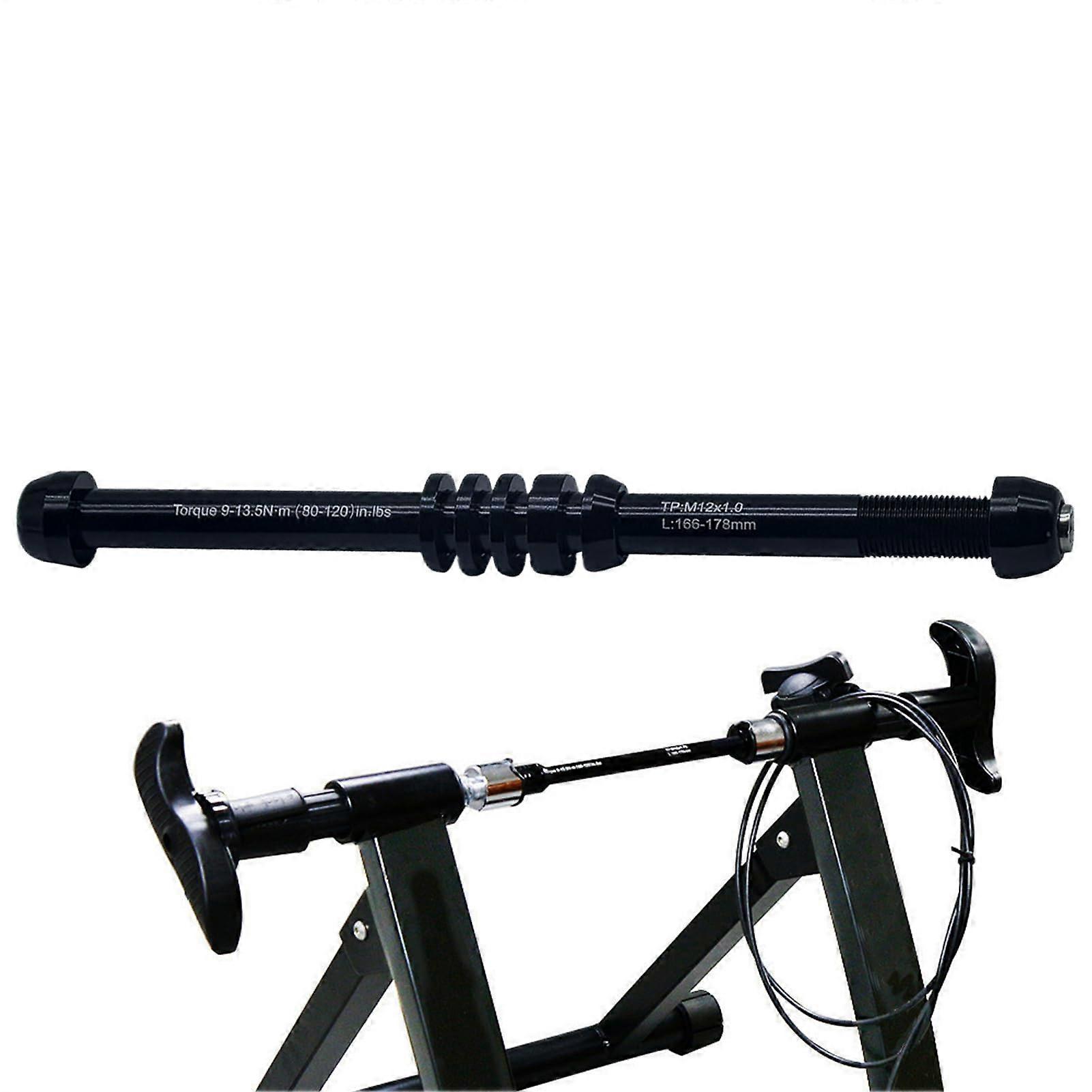 Cycle Trainer Thru Axle Skewer Replacement Axle Adapter Unisex Universal Fit Easy Installation Cycling Accessory