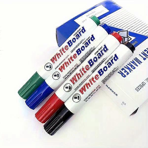 Whiteboard markers, 4-piece set, suitable for teaching and office work