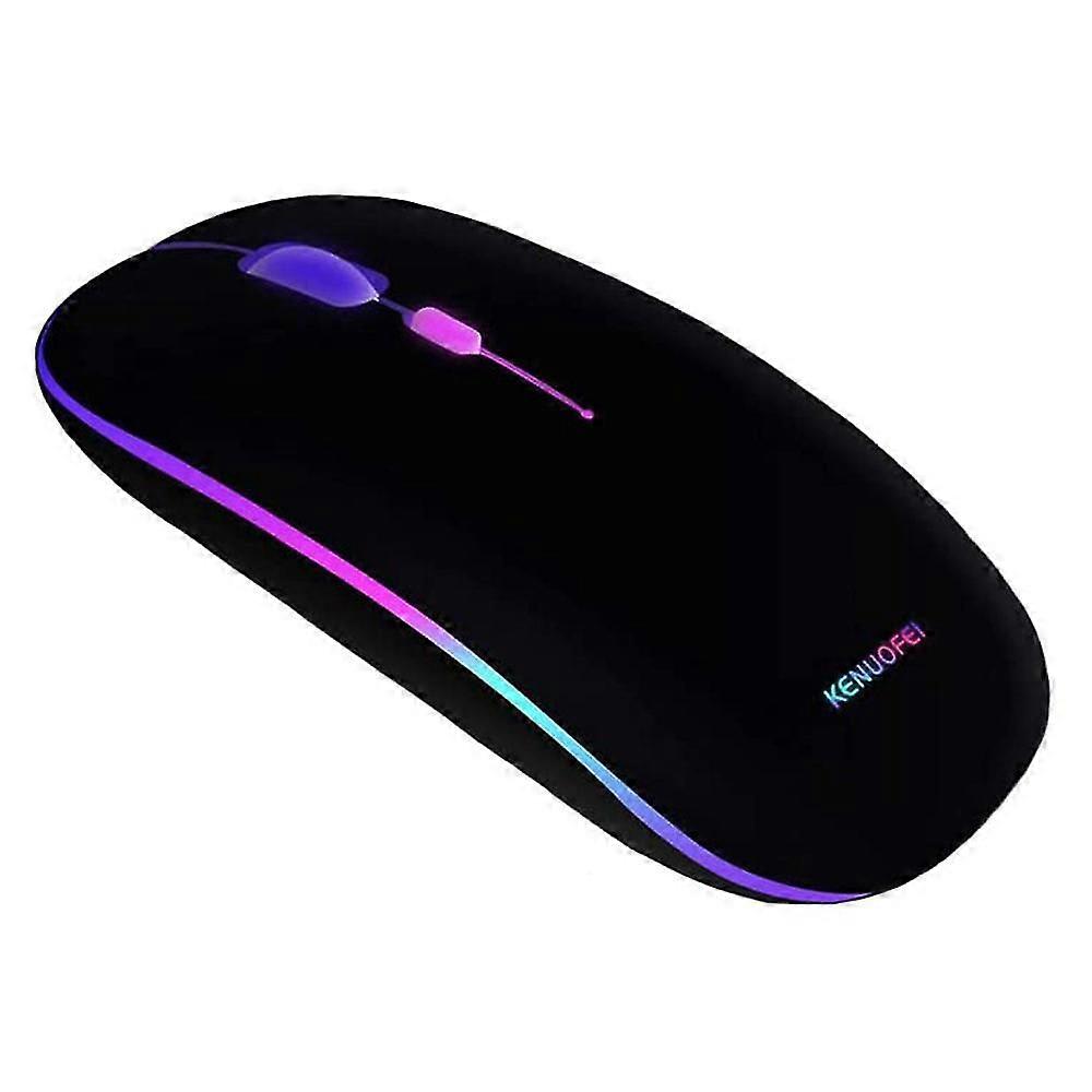 Wireless portabil mouse-ul mobil mouse-ul opticoare cu rgb led-uri de lumină