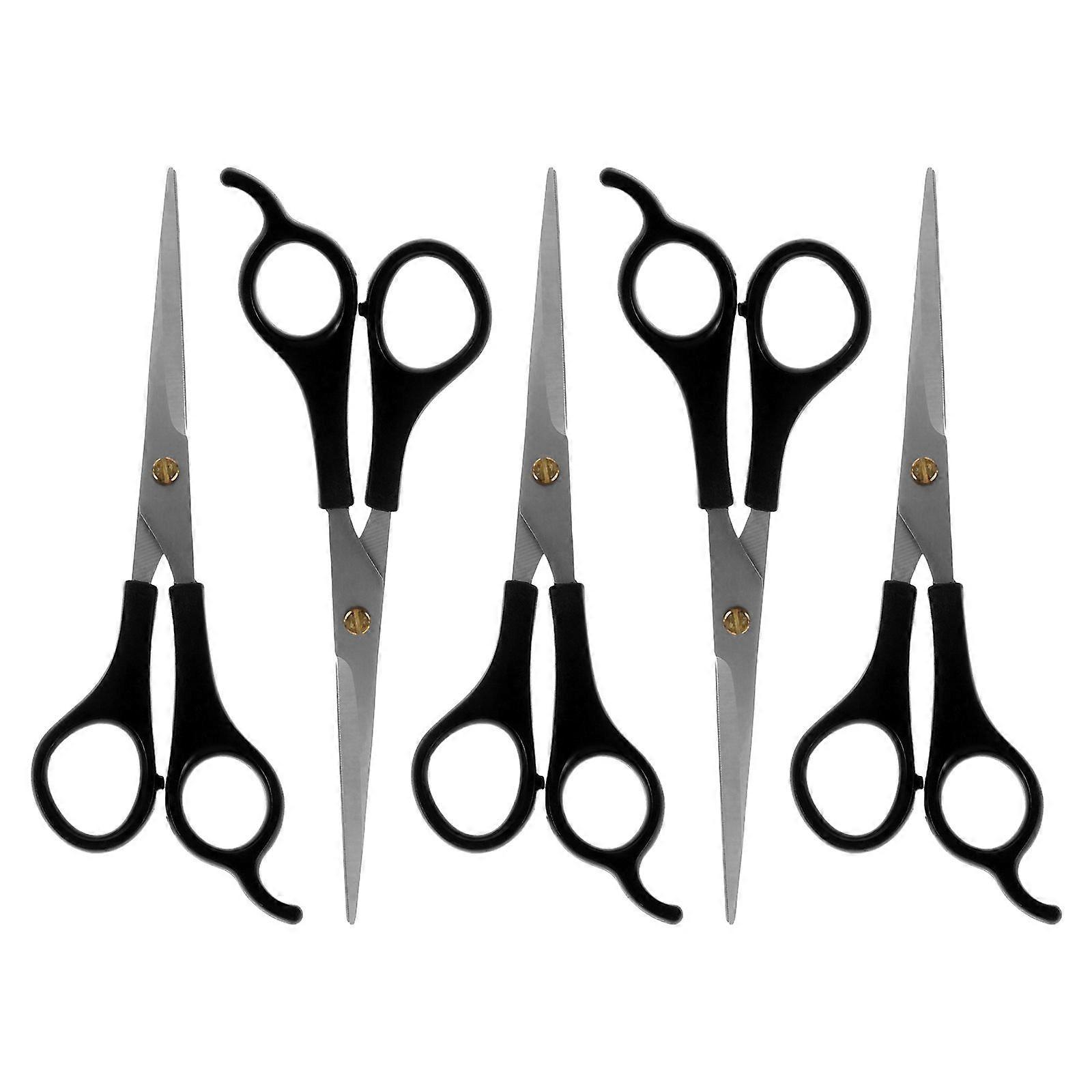 5pcs Professional Pet Grooming Scissors Straight Pet Shears For Dogs And Cats Hair Cutting Tools For Animal Hair Trimming And Styling