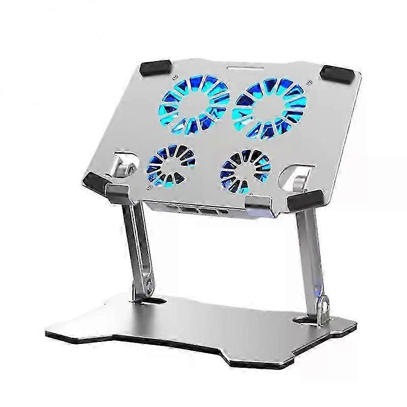 Gaming Tablet Stand With 4 Fan Adjustable Ergonomic Low Noise Free Lift Holder For IPad Tablet Bracket Game Tablet Holder