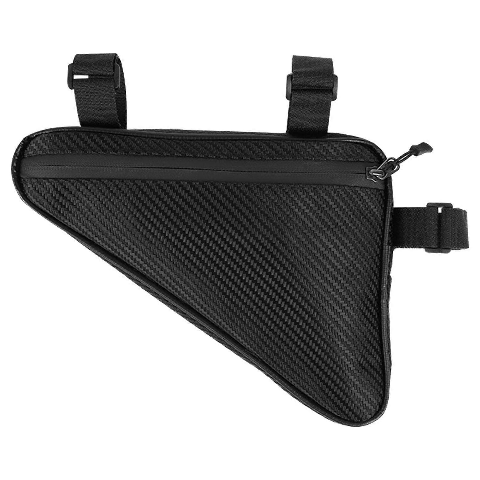 Waterproofs Bike Triangular Bag Front Tube Pouch Front Frame Triangle Bag Model 066 Blue