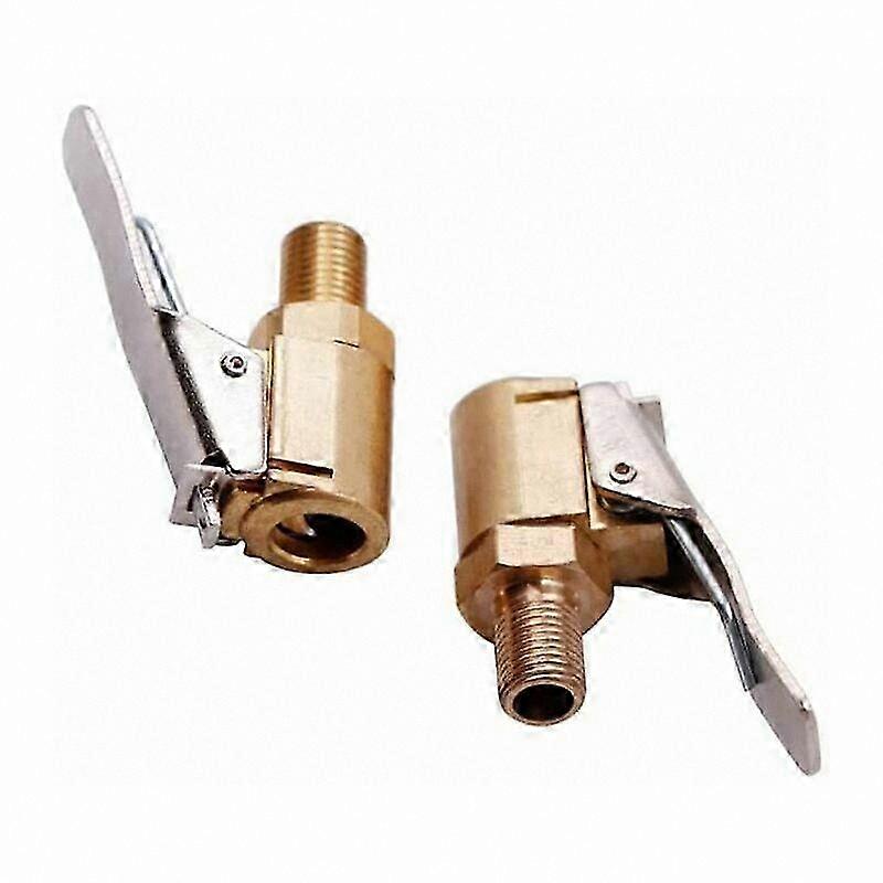 Durable Brass Schrader Valve Adapter for Easy Tire Inflation, Universal Fit with Secure Quick Connect Feature