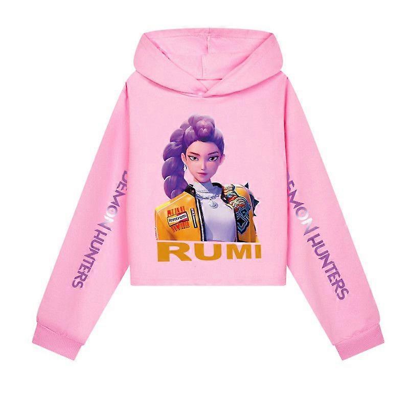 Ragazze KPOP Demon Hunters Felpa con cappuccio Bambini HUNTRX Felpa con cappuccio Pullover Jumper Top