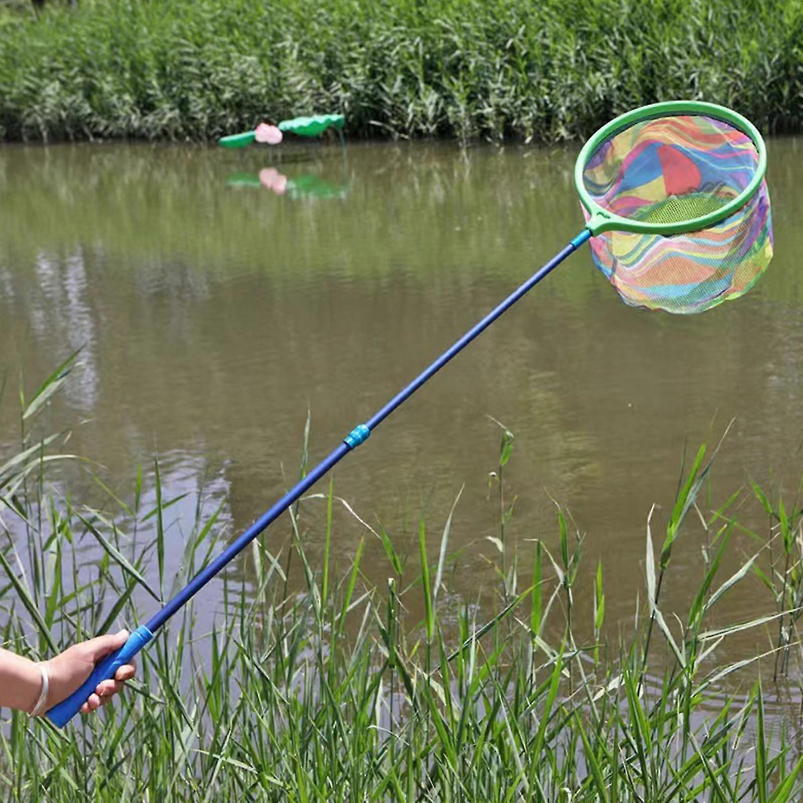 Kids Telescopic Fish Net For Extendable And Nonslip Grip Of Colorful Tools For Catching Insect Fish QQ 2025