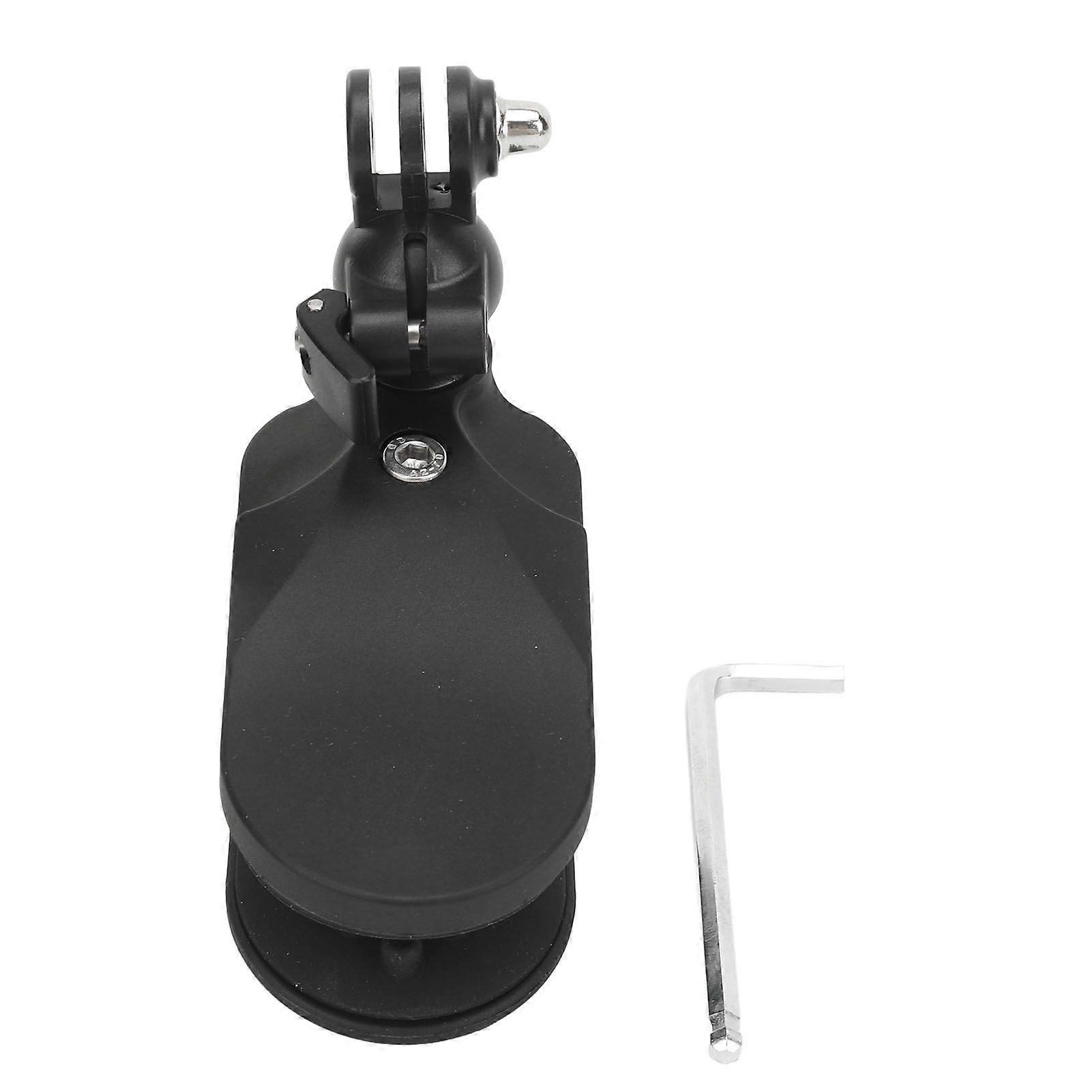 Motocycle Helmet Chin Clamp Mount 360 Rotatable Tightly Bite Anti Slip Adjustable 5KG Universal Helmet Chin Clip Mount for Action Camera Phone