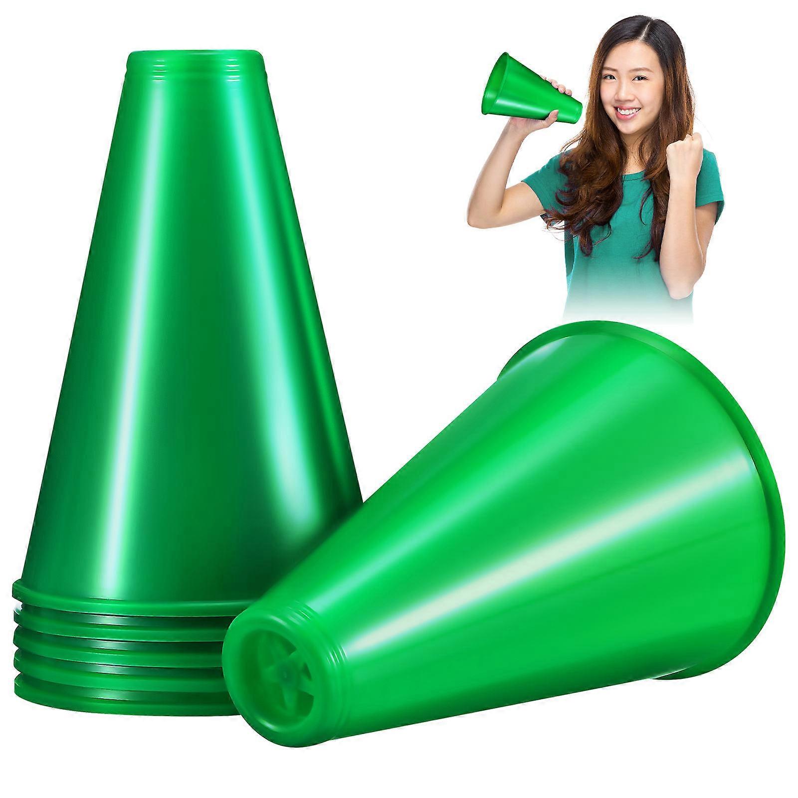 Cheer Megaphone Plastic Megaphone for Game Use 6Pcs Loud Volume