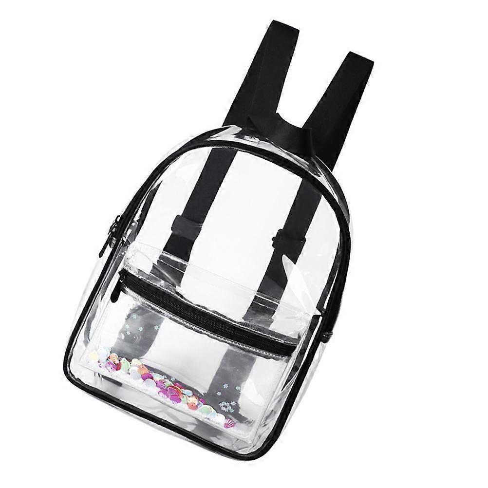 Waterproof PVC Backpack for Wearing Durable Lightweight Black