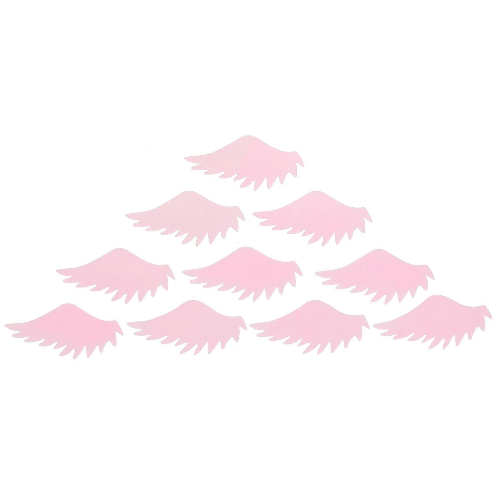 Cake Insert Ornaments Angel Wing Shape for Cake Decor 48Pcs Set