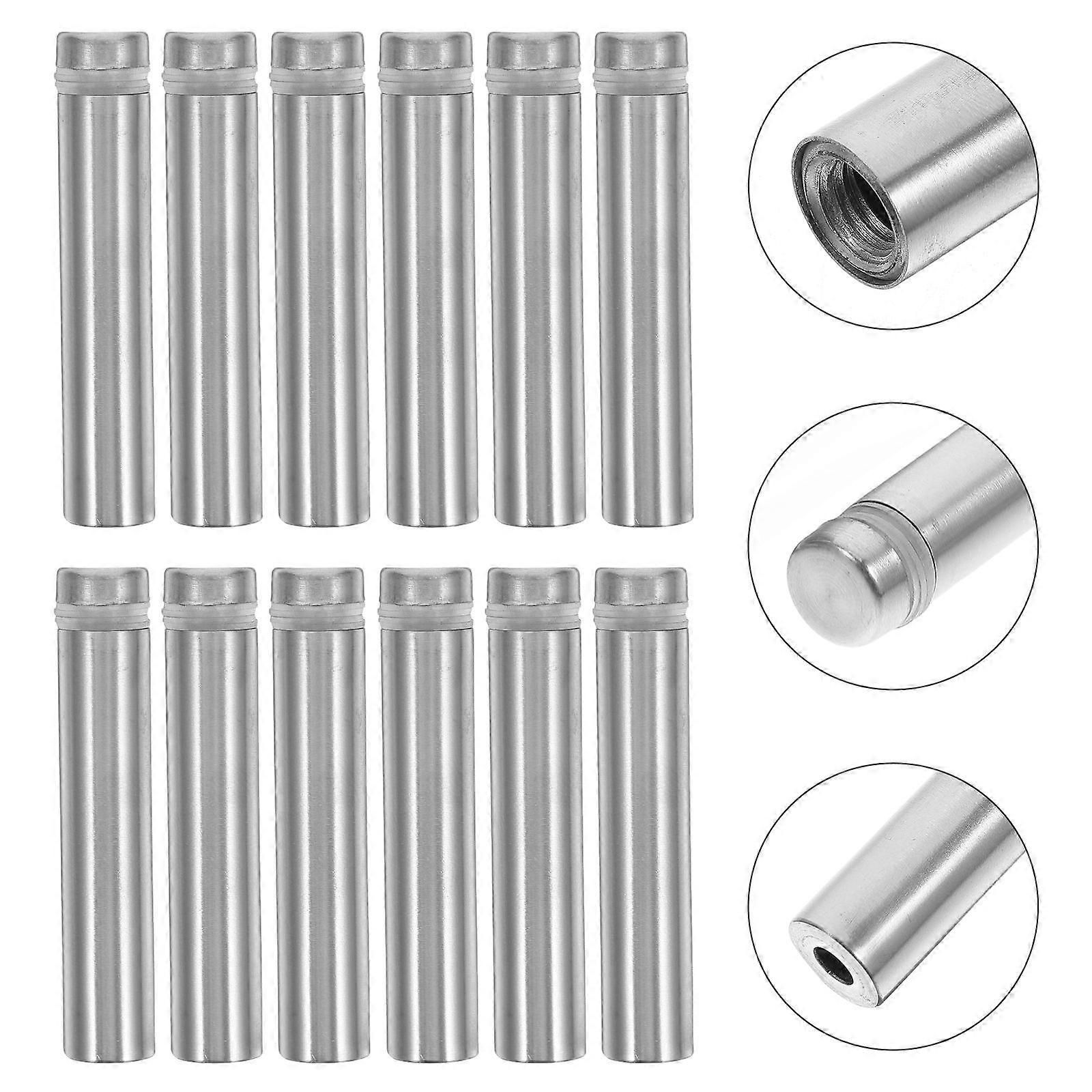 Picture Frame Standoff Screws for Hanging 24Pcs Stainless Steel Wall Mounting