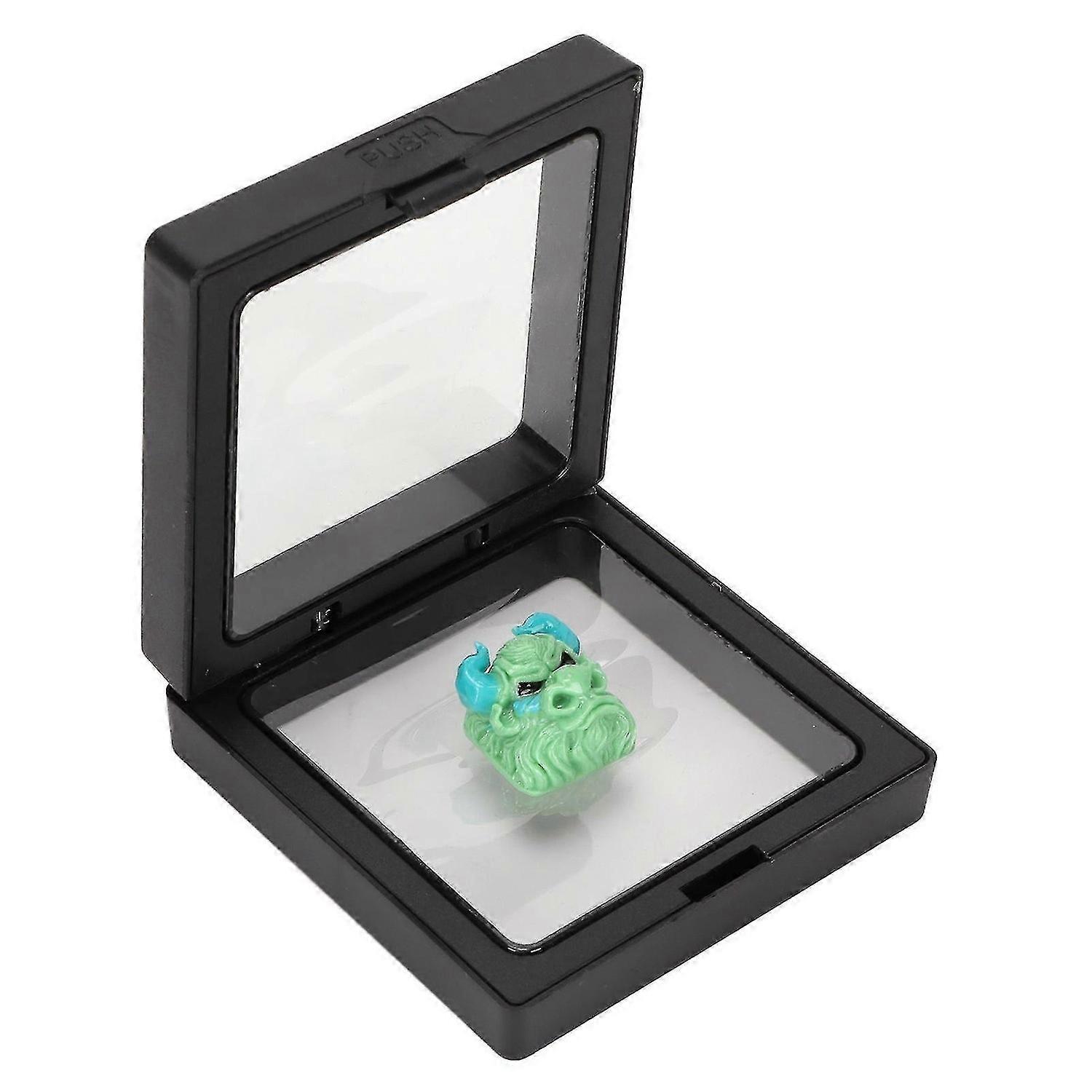 Custom Keycaps Sculpté À La Main Vache Motif OEM R4 Gaming Résine Claviers Mécaniques Keycaps compatibles avec Cherry MX Swtiches Vert-YM