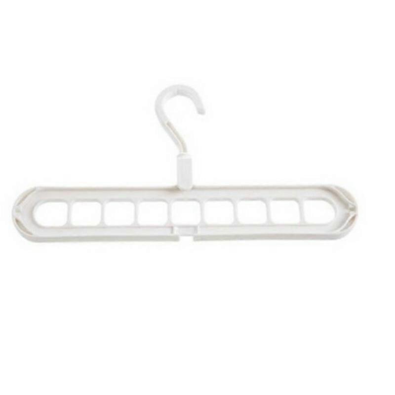 Multifunctional 9-hole Magic Hook Hanger Storage Extendable Foldable Hanger HOT