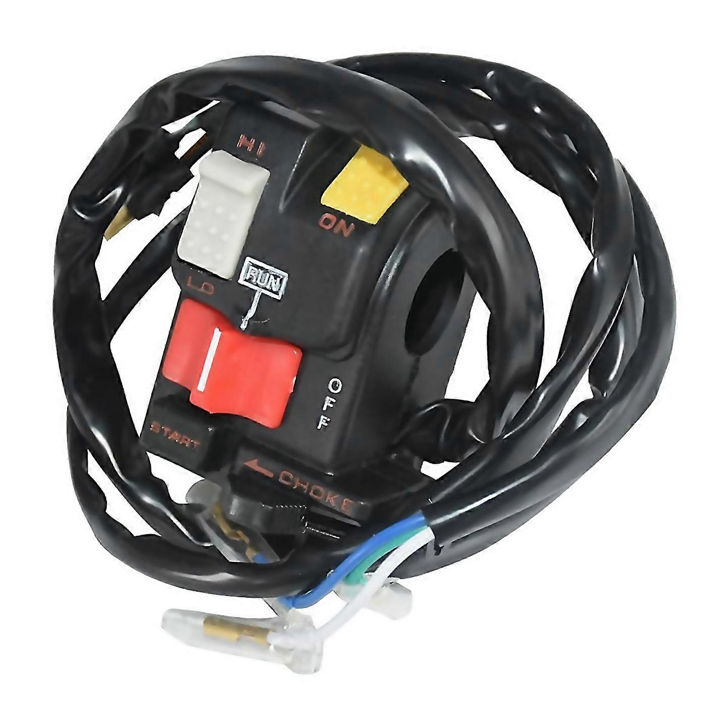 For New Atv Start Light Kill Switch Start Stop Choke Switch Set