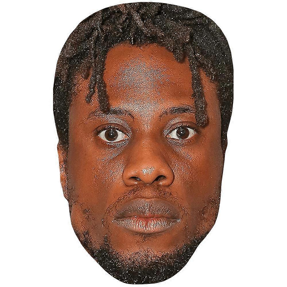 Steven Umoh (Beard) Celebrity Mask, Flat Card Face