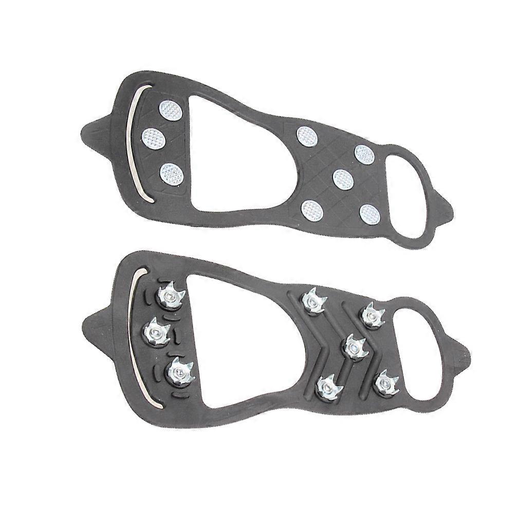 Non-Slip Footwear Ice Snow Grips Accessories For Winter Activities M Size Stretchy Design 1 Pair