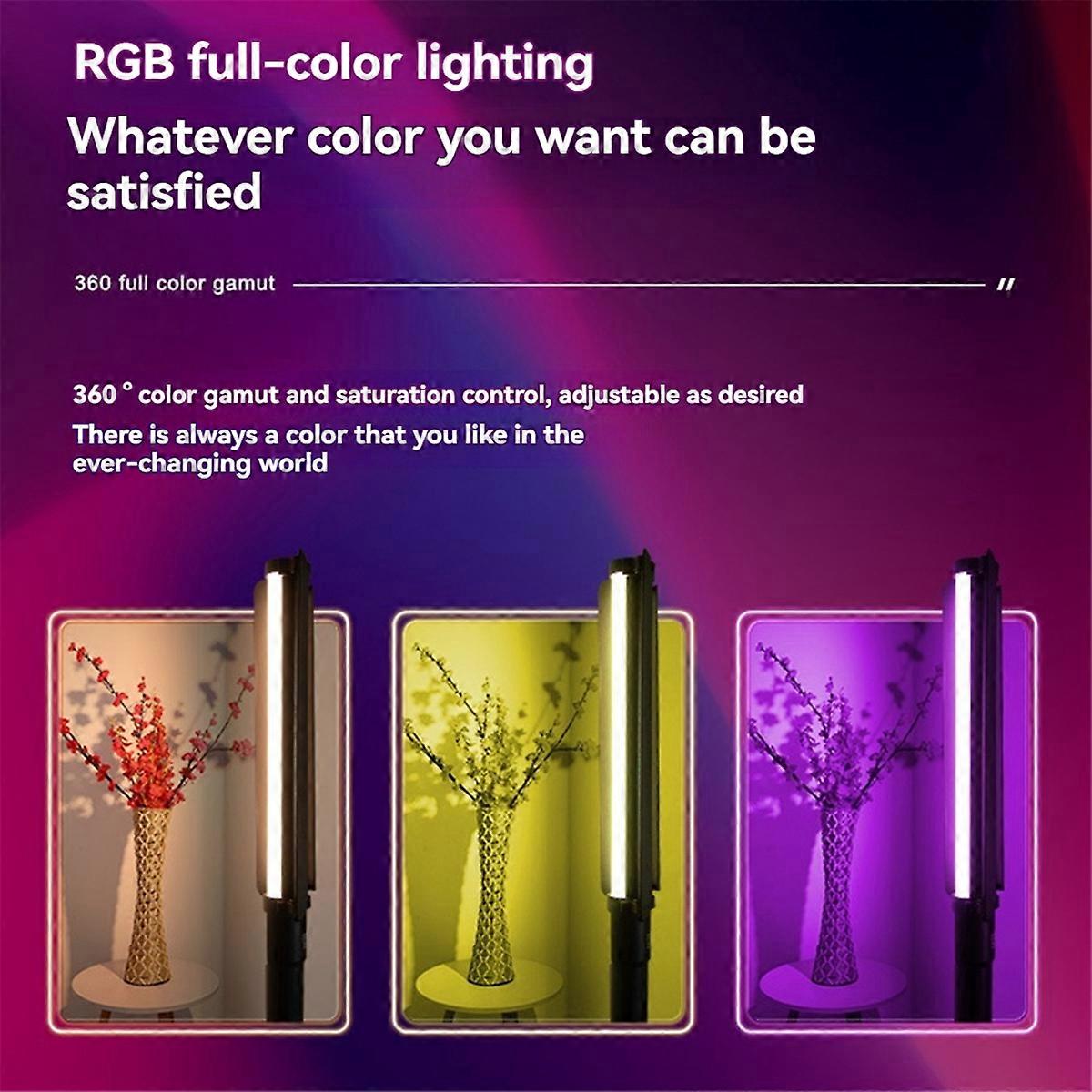 RGB Handheld Light Wand 20W LED Light Stick Dimmable EU Plug