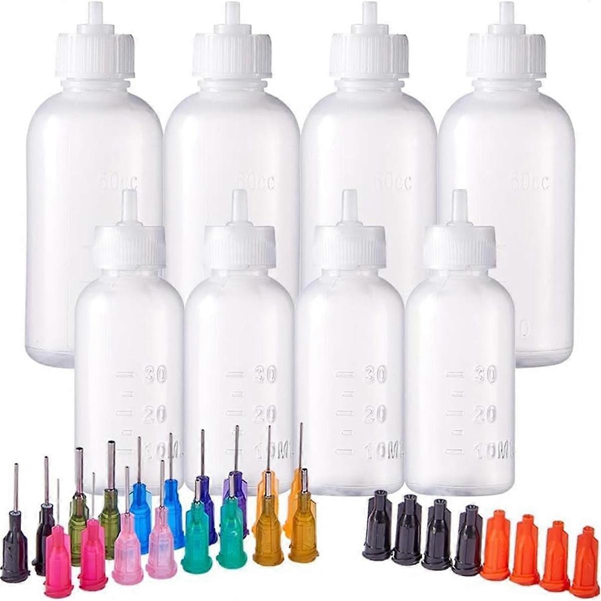 8PCS DIY Tip Applicator Bottles Needle Tip Glue Bottles