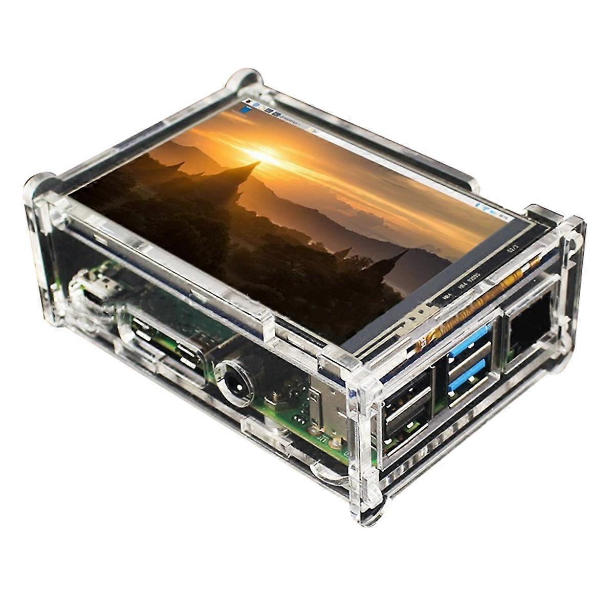 For 4B 3.5Inch LCD Display 480x320 with Acrylic Case
