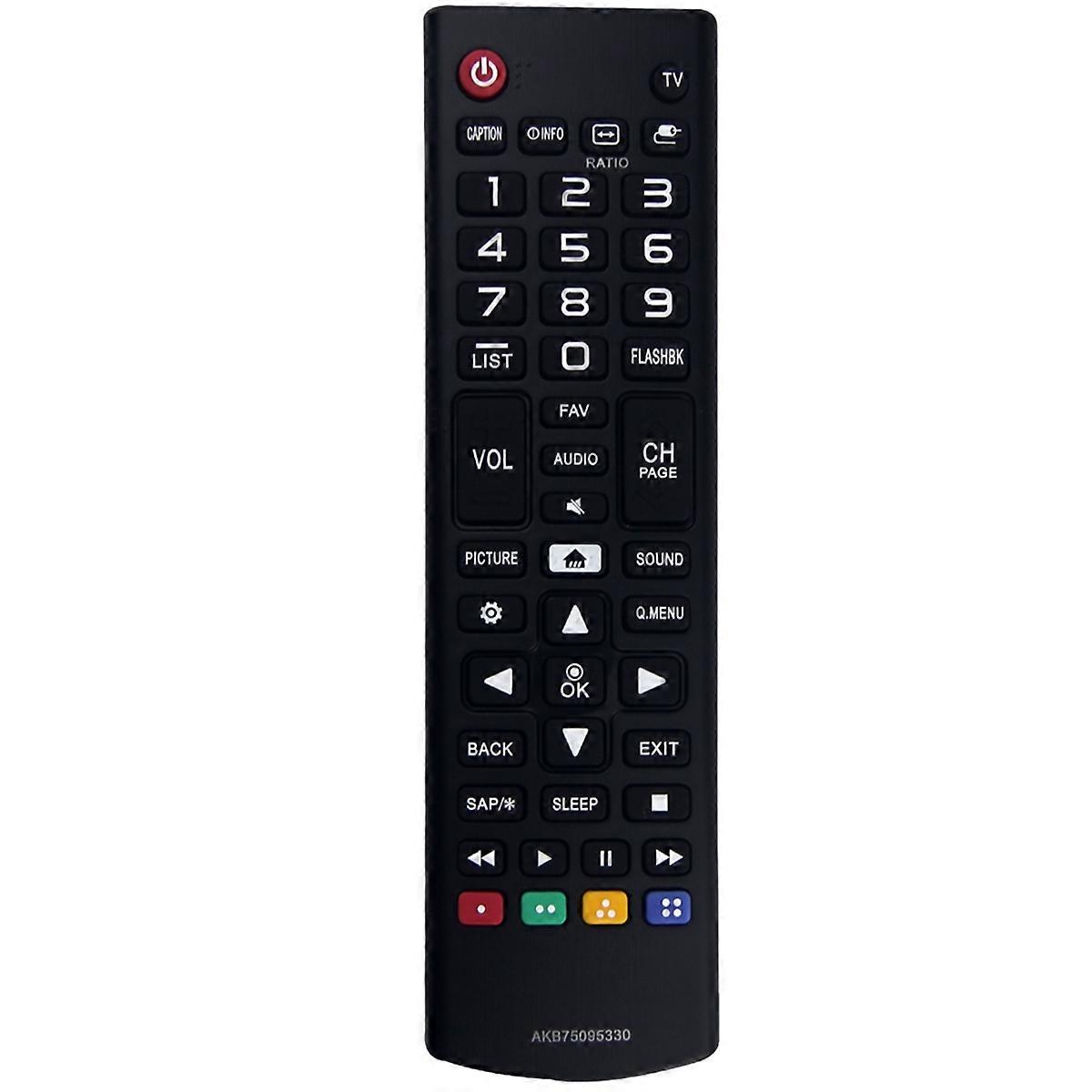 Replace AKB75095330 Remote Control for LCD TV AKB75095330