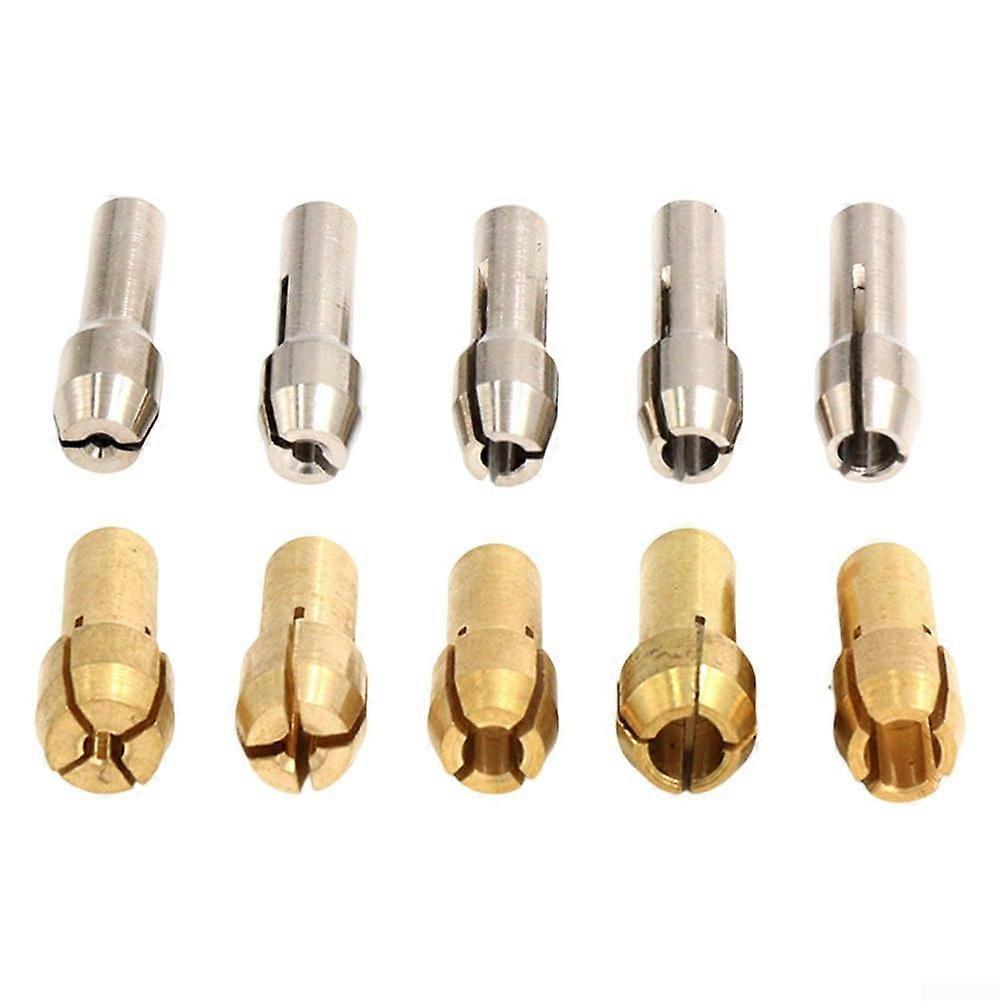 Mini Drill Chucks 10 Pack For Drills Grinders And Rotary Tools With Four Two Millimeter Shanks