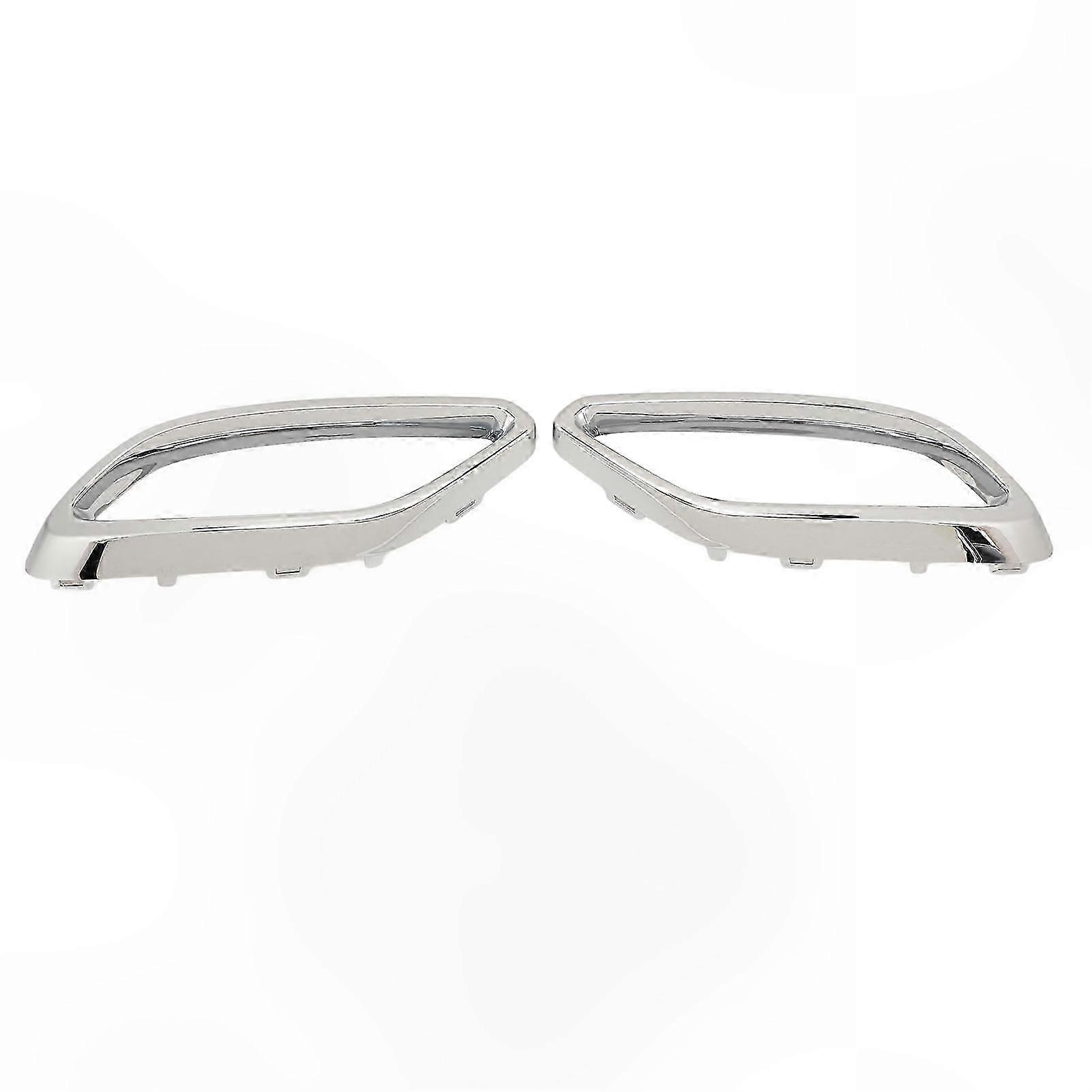 Chrome Exhaust Tip Cover Trims Pair for CLA-Class C118 AMG-Line 2020-2024 Left Right Replacement 1184920200 Premium Finish