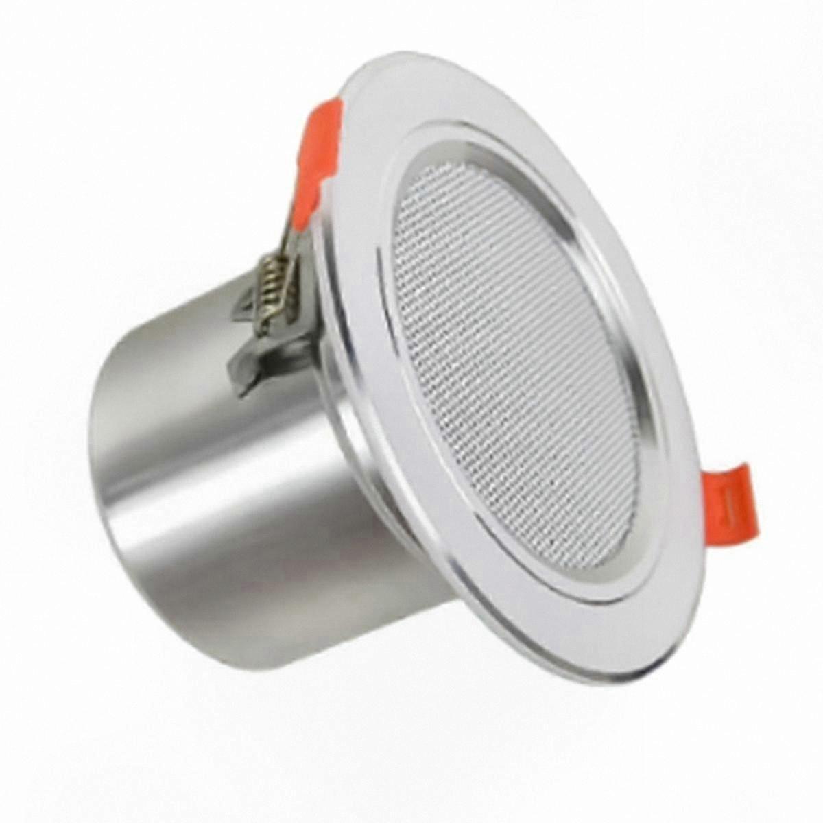 Waterproof Aluminum Ceiling Speaker 10W 8Ω for Bathroom and Indoor Background Music System-Compatible with Alexa Assistant