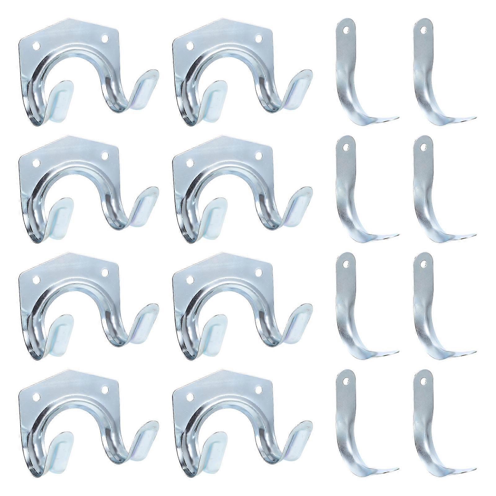 Pipeline Hanging Hook Iron Storage Hook with 20Pcs Garden Hanging Hooks