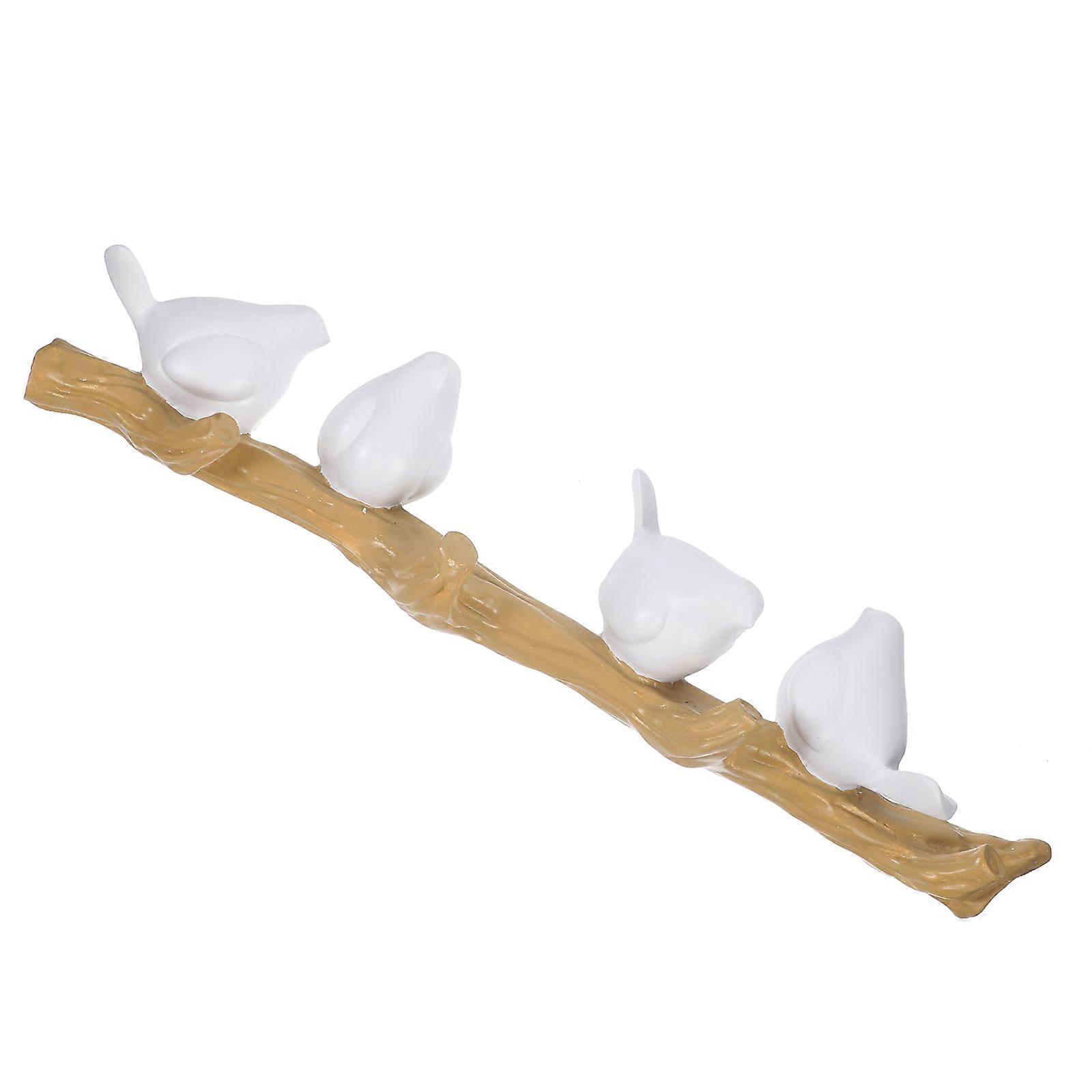 Wall Mounted Key Holder for Hanging Keys Birds on Hooks