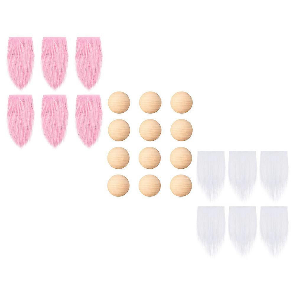 Gnome Beard Handmade Doll Beard DIY Fluffy for Decoration 3Sets