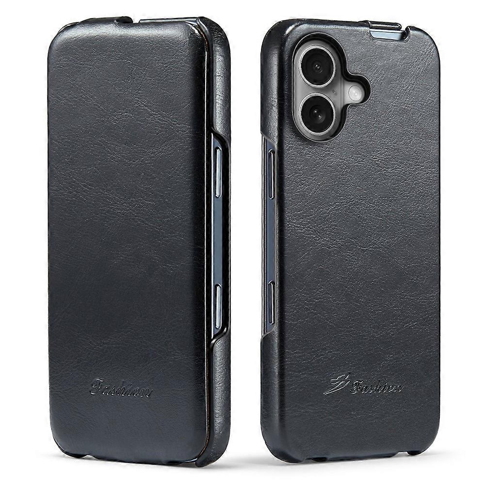 Compatible For iPhone 17 Case Vertical Flip PU Leather + PC Phone Cover