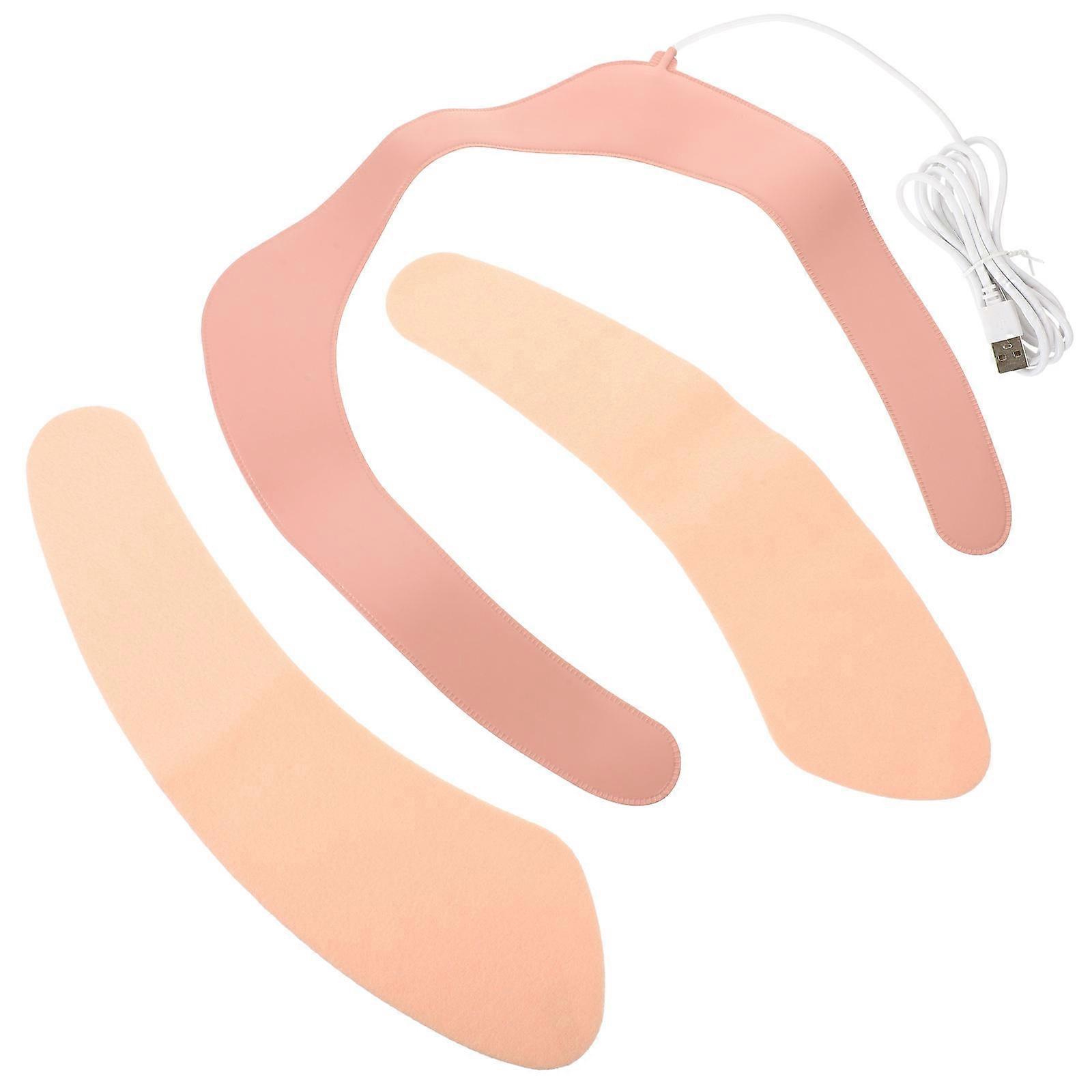 Heated Toilet Seat Cushion for Home Using 2Pcs Pink Toilet Seat Warmer