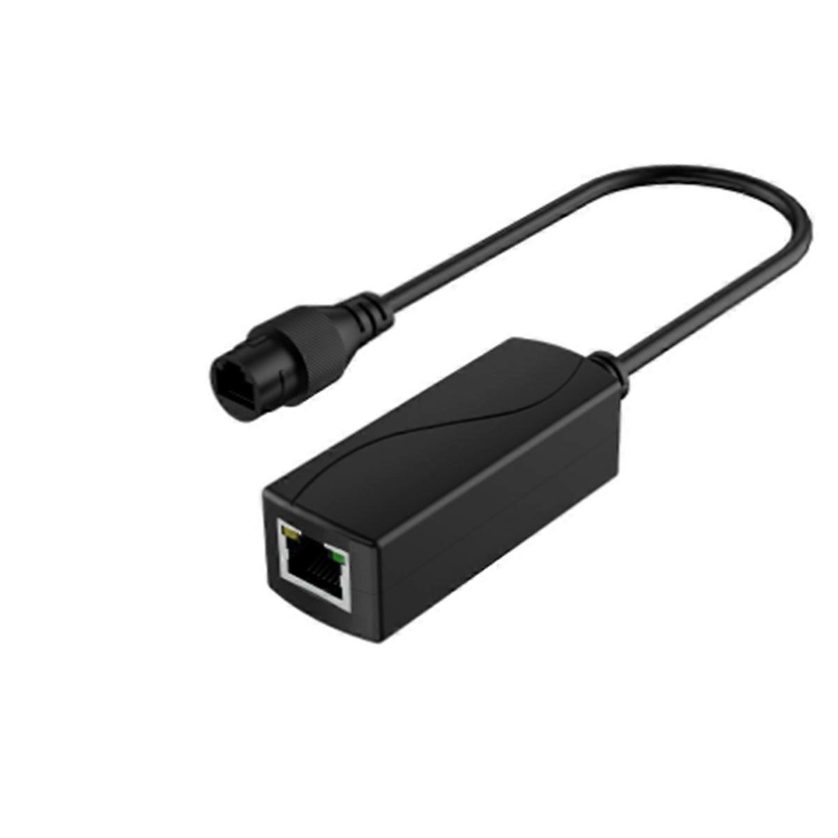 Waterproof Gigabit PoE 48V to 24V PoE Converter, RJ45 Port Output 24V/1A, IEEE802.3af/At for Passive