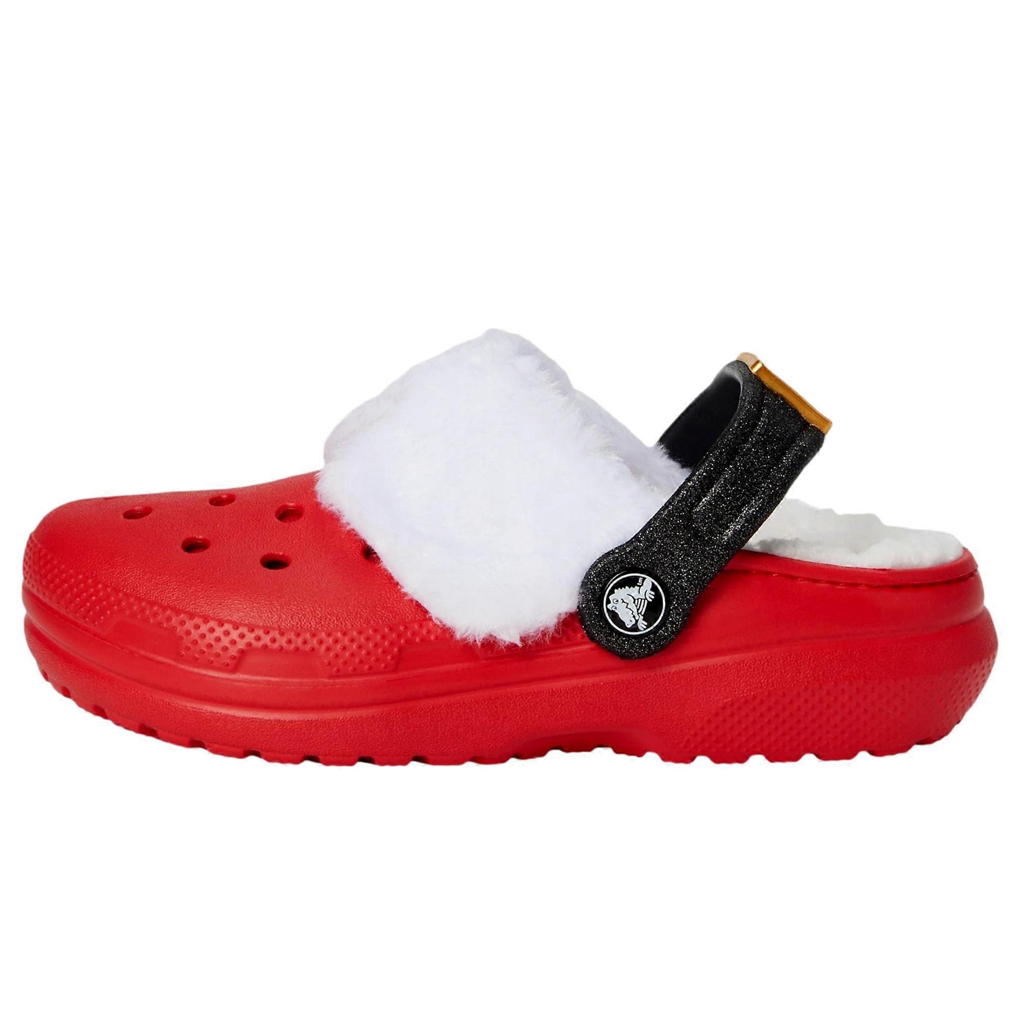 Crocs Santa Lined Clog Red / White 210931-6WE Pre-School