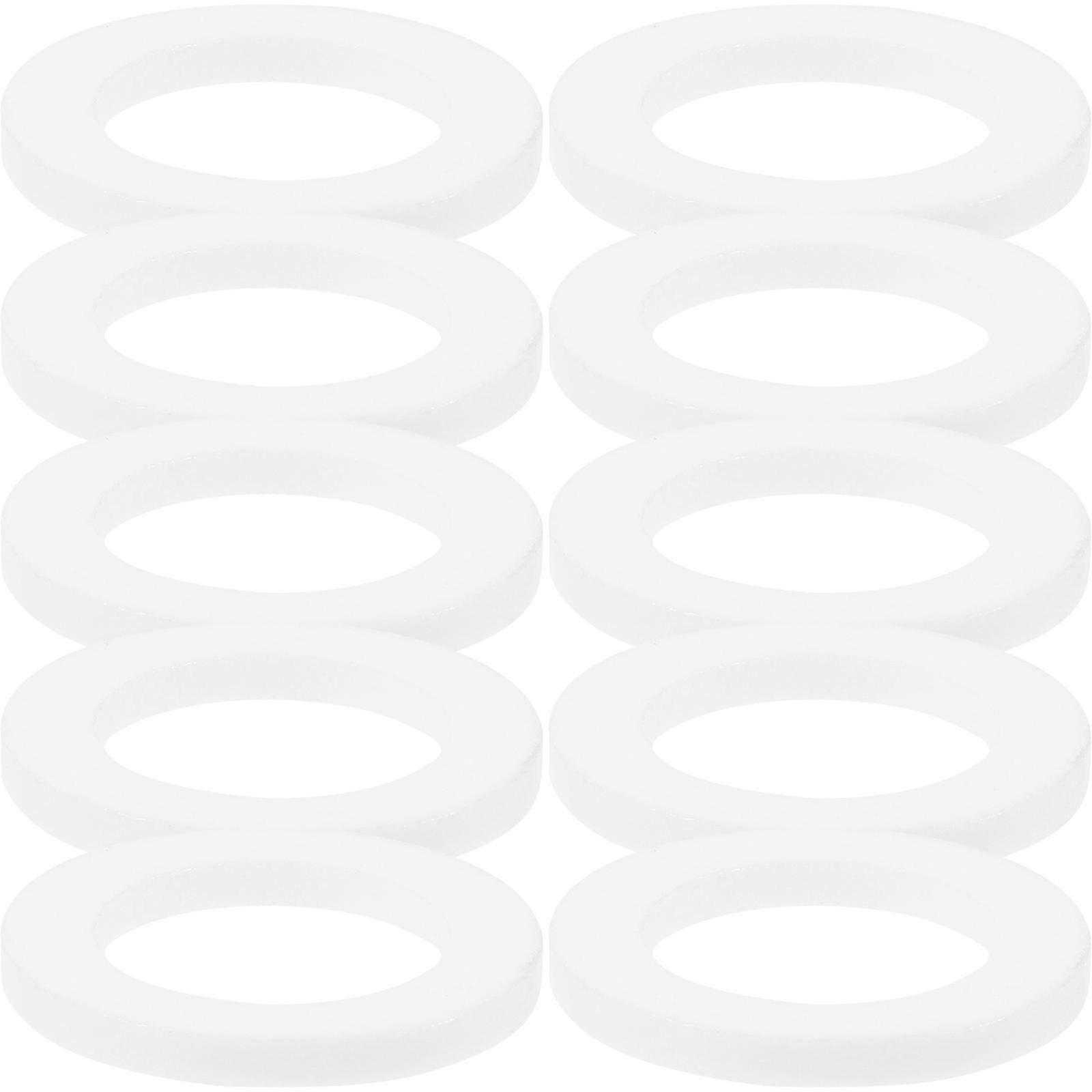 Garden Hose Gasket Washer 20Pcs For Daily Use Garden Water Inlet Corrosion Resistant Easy Bending White