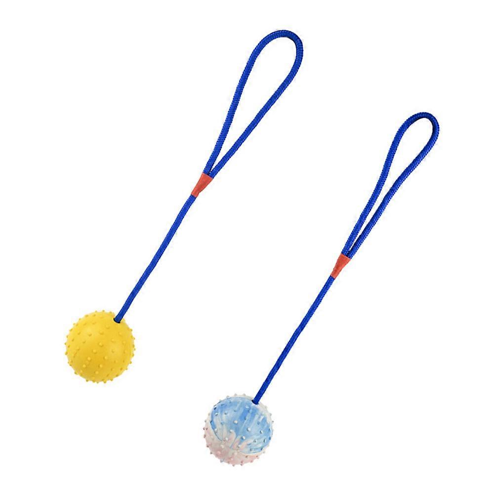 Puppy Toy Rubber Chewing Toy for Teeth Cleaning 8Pcs Set Assorted Color