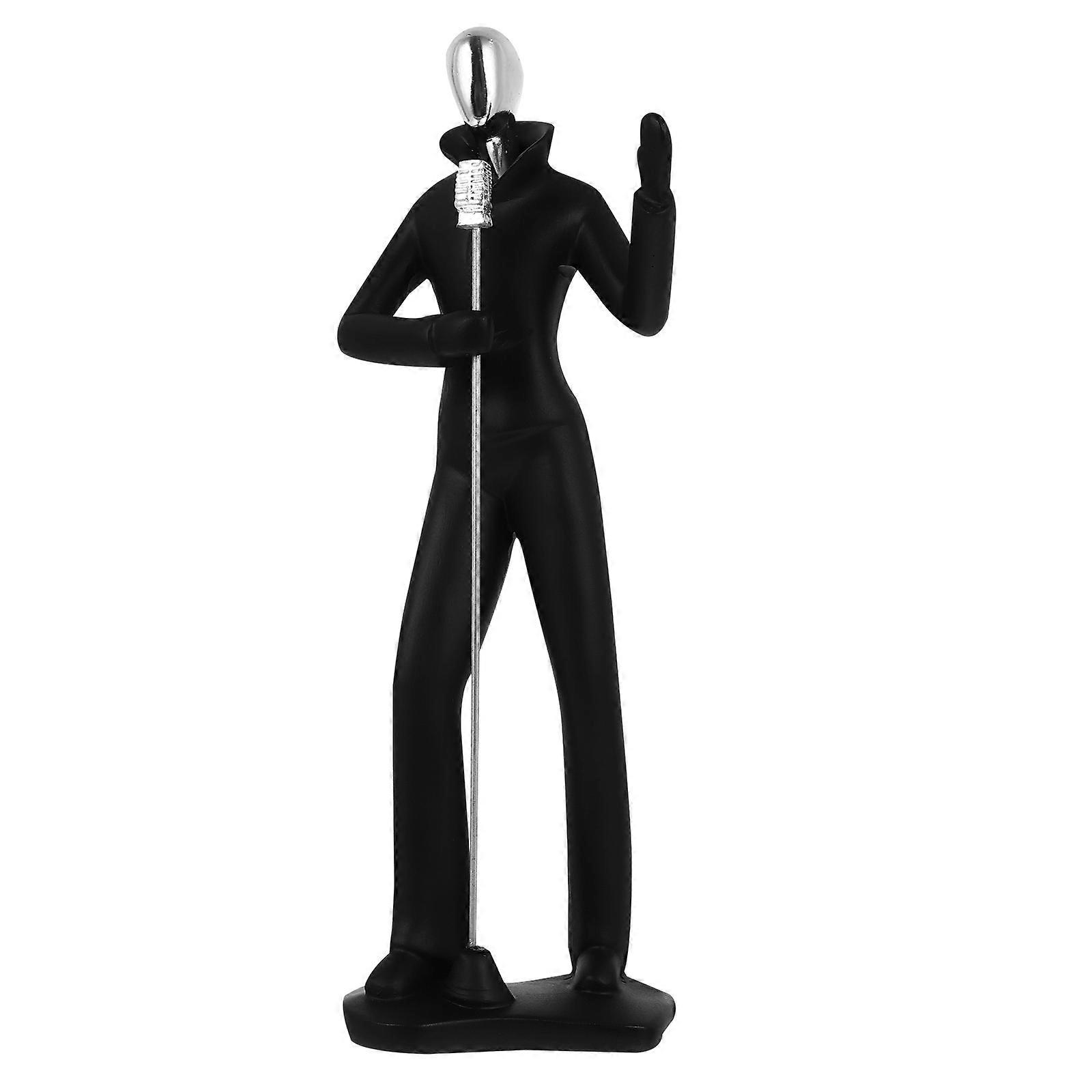 Musical Character Adornment Resin Figurine for Desktop Decoration 3Pcs