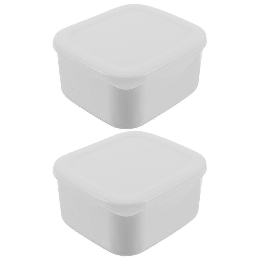 Fresh Cheese Container 2Pcs Kitchen Cheese Storage Containers Keeping Food Fresh with Pp Material