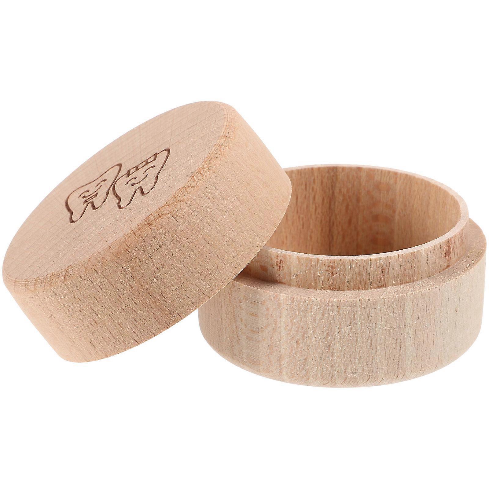 Children's Tooth Collection Box Keepsake Storage For Kids Khaki 1Pcs