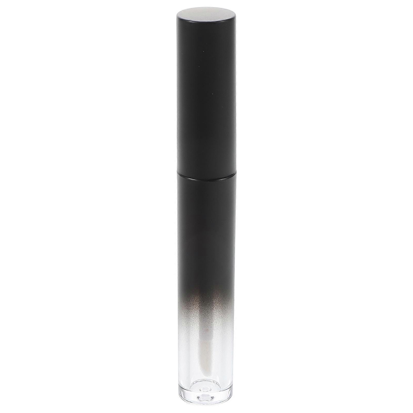 Black Empty Lip Gloss Balm Tubes Refillable Container 5Pcs for DIY Makeup