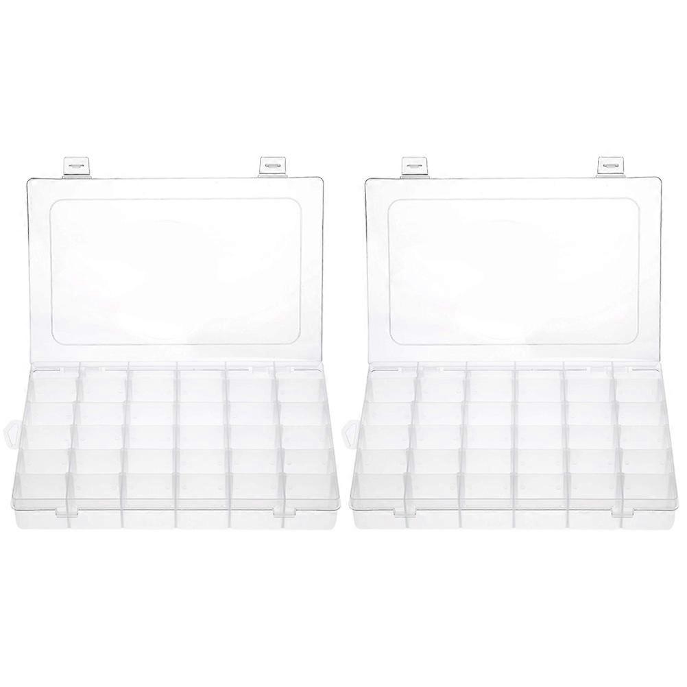 Box Organizer Storage Organizers For Workshop Storage 27.5X17.5cm Reversible Design Easy Viewing 4Pcs