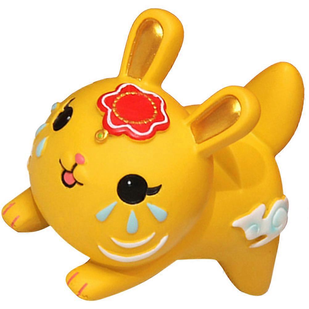 Animal Desk Cell Phone Stand Cartoon Rabbit Adornment Home Use 11X5X7CM 1Set