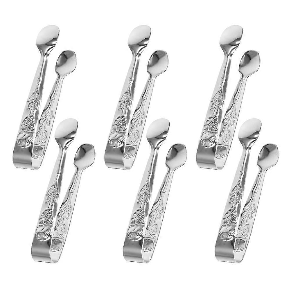 Small Ice Tongs For Serving Food In Elegant Style Ideal For Coffee Bar And Tea Party 18 Pcs