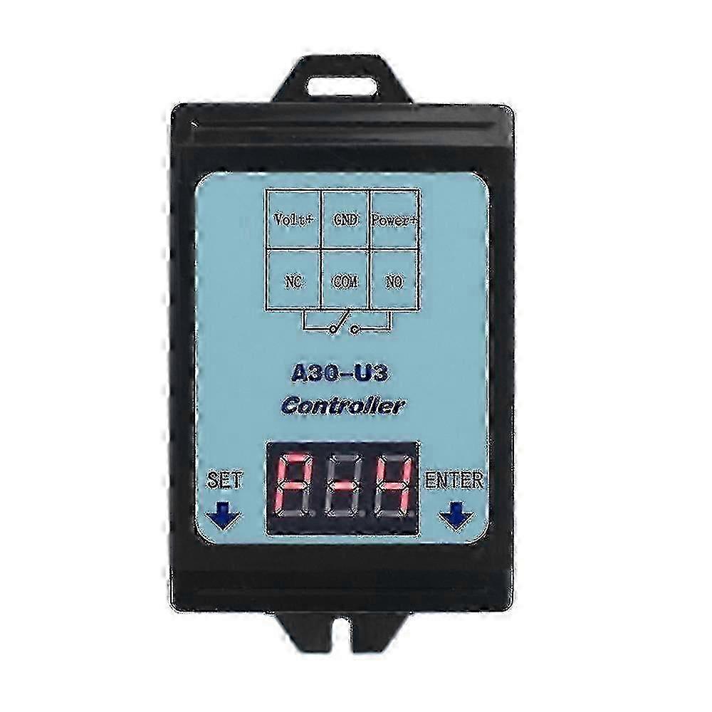 DC 6-80V Voltage Monitor Relay with Time Delay, Charge/Discharge Control, UVP/OVP, 4 Modes 2025