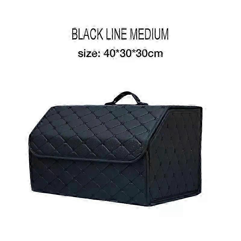 2025 Car Trunk Organizer Box, Large Capacity, Auto Multiuse Tools, Storage Bag, Stowing, Tidying, Leather, Folding for Emergency