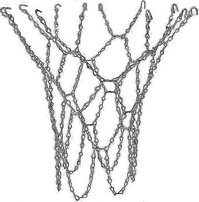 Heavy Duty Basketball Replacement Chain Net Steel Chain Basketball Net